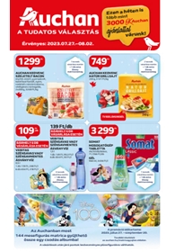Auchan Hipermarket akciós újság 2023. 07.27-08.02