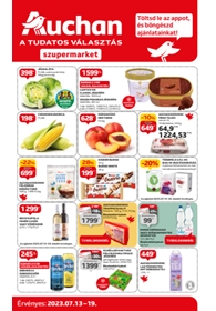 Auchan Szupermarket akciós újság 2023. 07.13-07.19