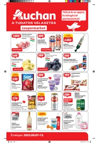 Auchan Szupermarket akciós újság 2023. 09.07-09.13