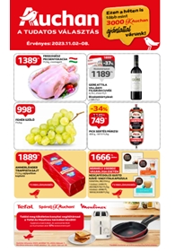 Auchan Hipermarket akciós újság 2023. 11.02-11.08