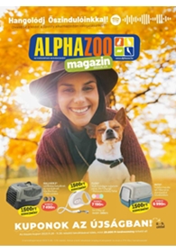 Alphazoo akciós újság 2023. 11.06-11.19