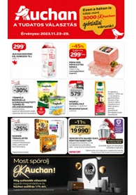 Auchan hipermarket akciós újság 2023. 11.23-11.29