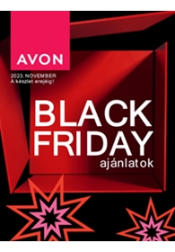 Avon Black Friday akciós újság 2023. 11.01