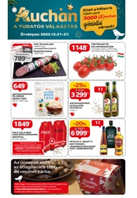 Auchan Hipermarket akciós újság 2023. 12.21-12.27