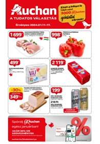 Auchan Hipermarket akciós újság 2024. 01.11-01.17