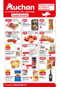 Auchan Szupermarket akciós újság 2024. 02.08-02.14